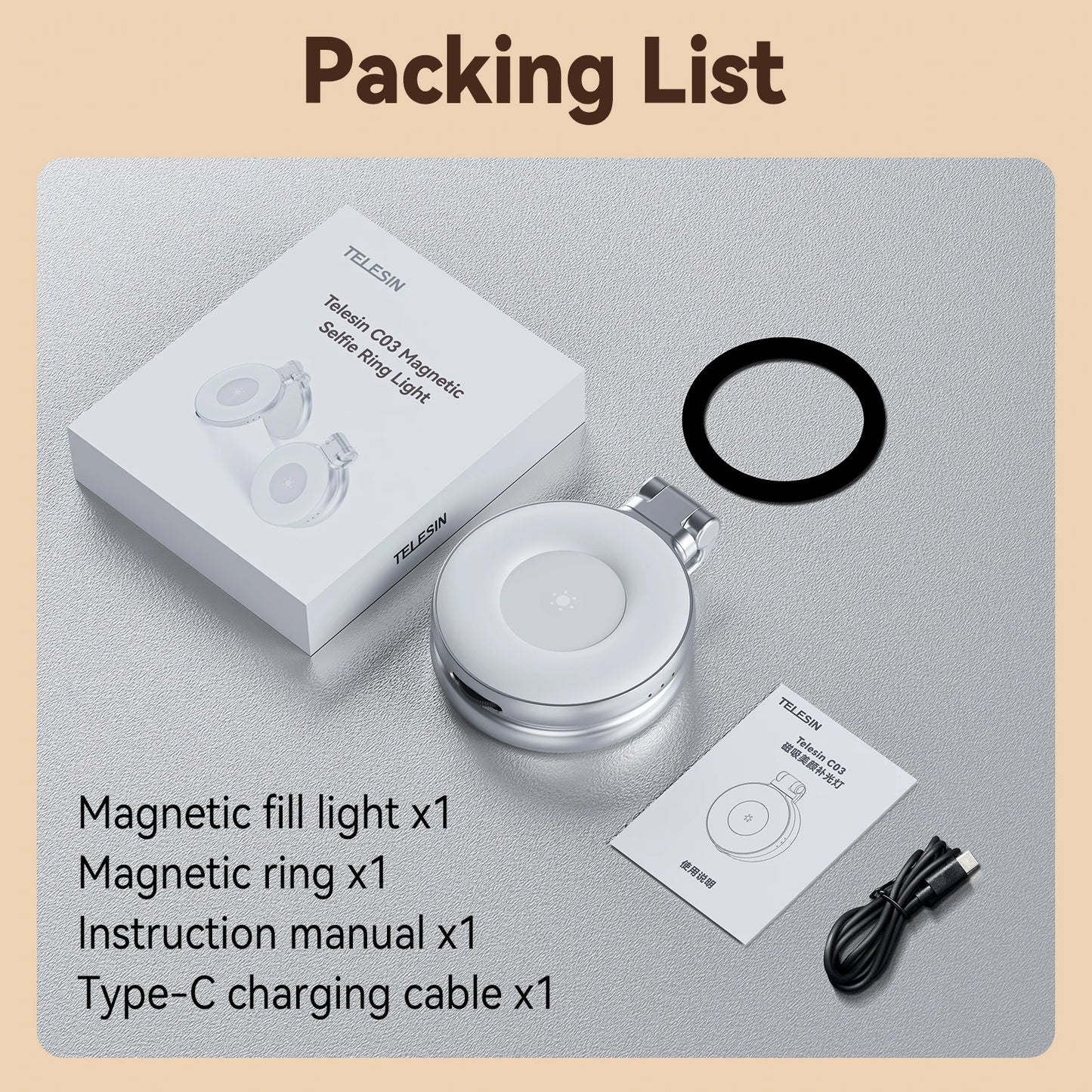 Magnetic Selfie Light Pro™
