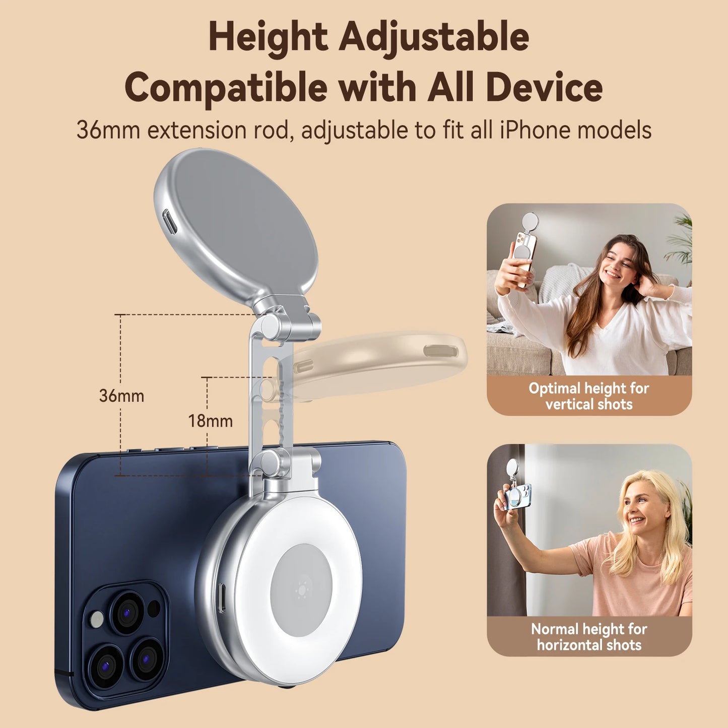 Magnetic Selfie Light Pro™